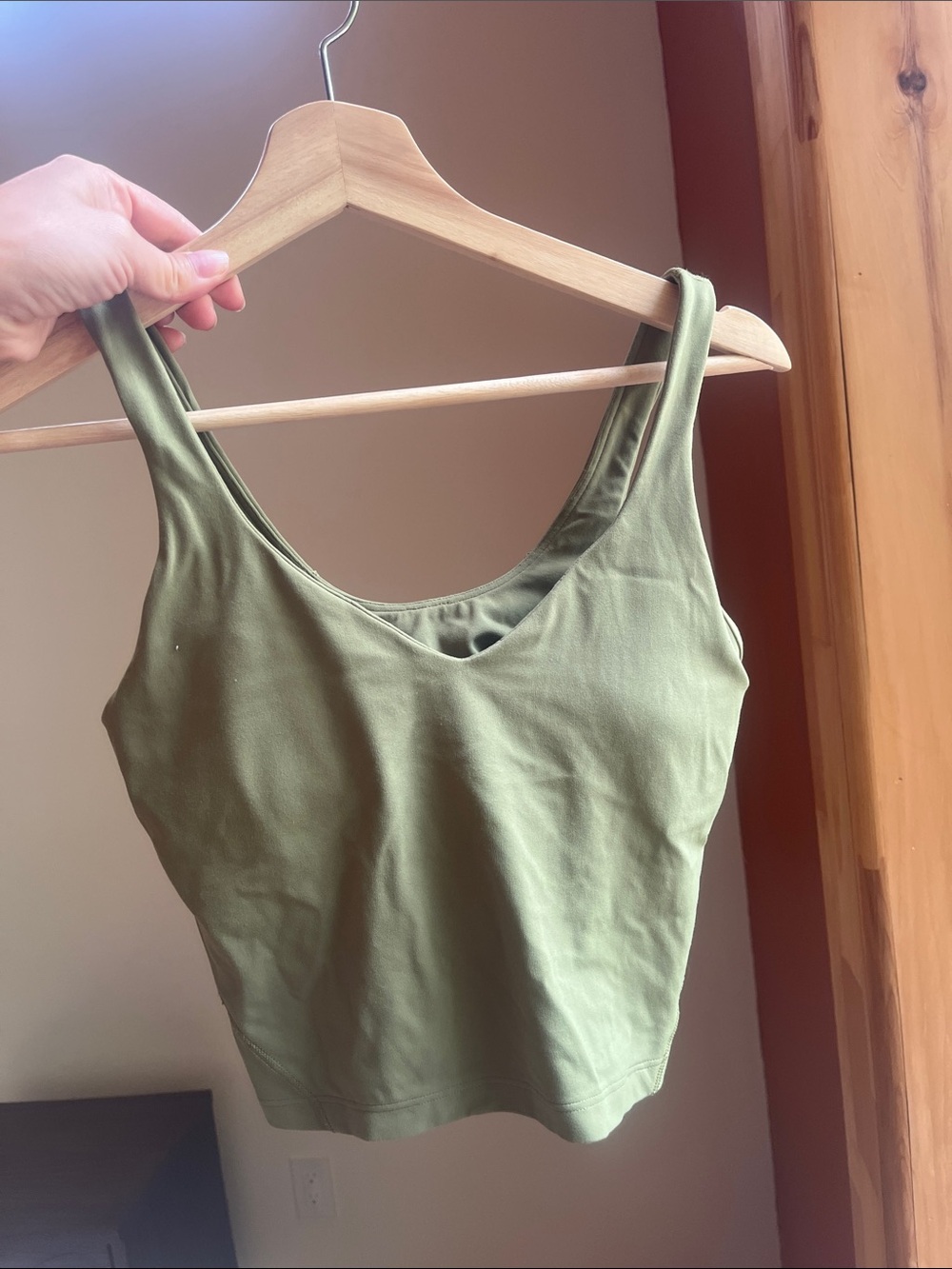 Lululemon Olive Green sports bra
